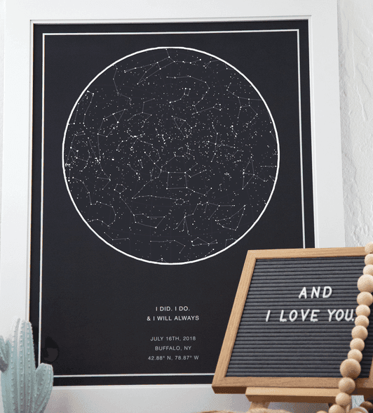 Wedding Star Map